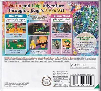 Mario & Luigi - Dream team bros. - Nintendo 3DS Spil (A Grade) (Genbrug)